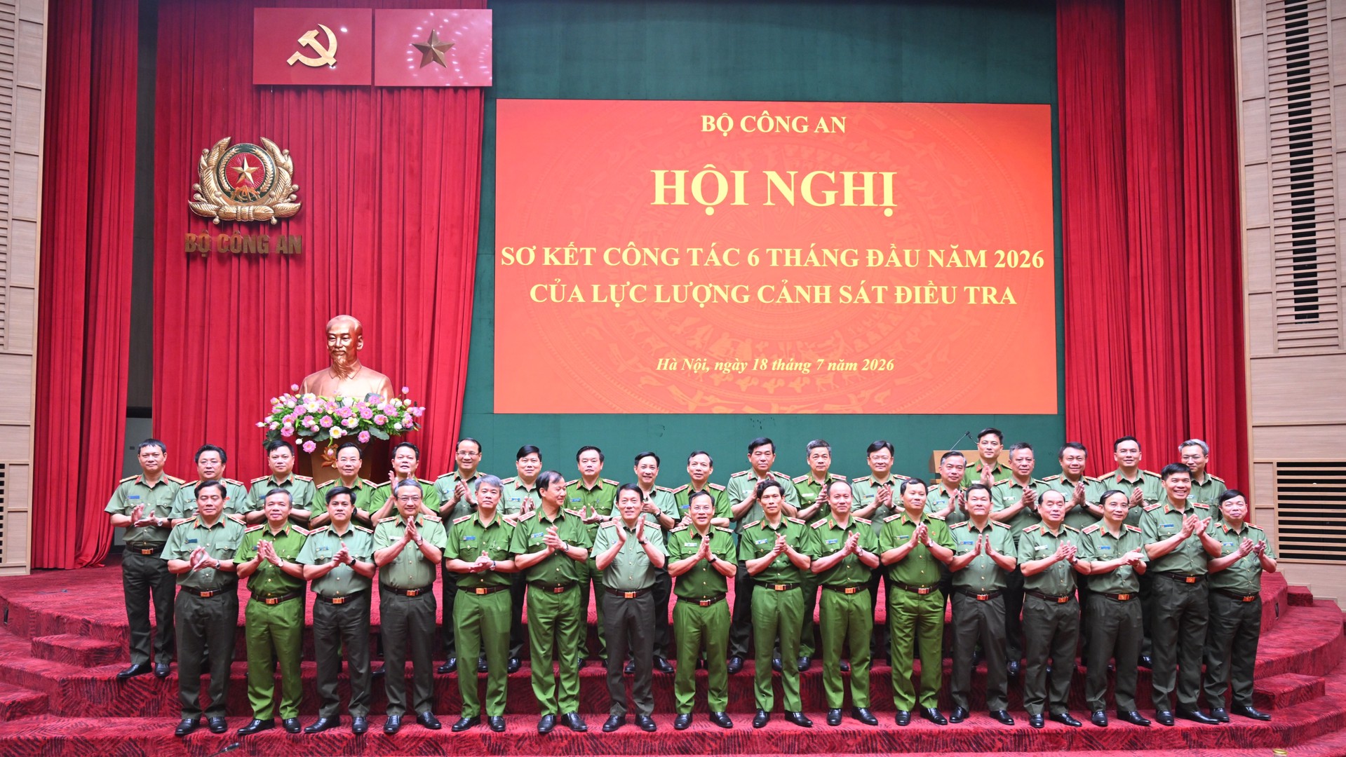 Xây dựng lực lượng Cảnh sát điều tra toàn quốc mẫu mực về thượng tôn pháp luật, kiến tạo phát triển, gần dân, trọng dân